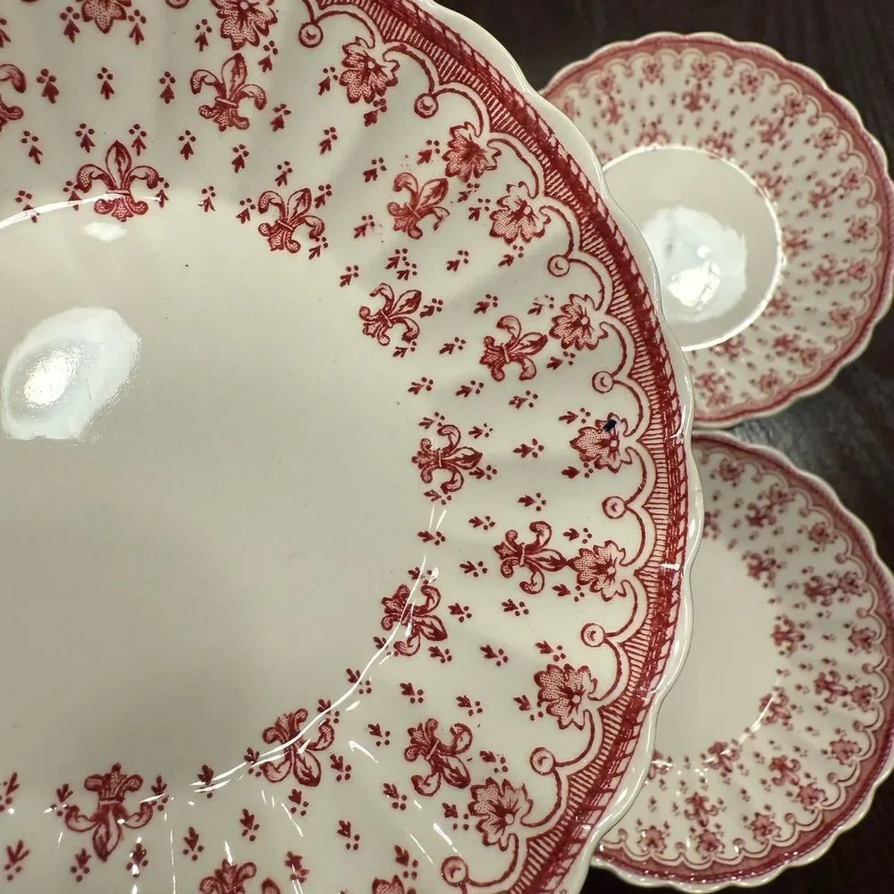 Spode Fleur De Lys Brown 5